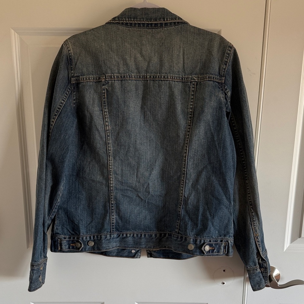Old Navy Women's Classic Blue Jean Jacket Size XL - Picture 6 of 6
